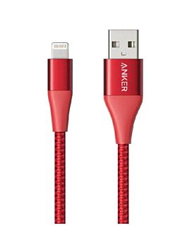Anker 0.9m/3ft Powerline+ II Lightning to USB Cable - Red (A8452H91)
