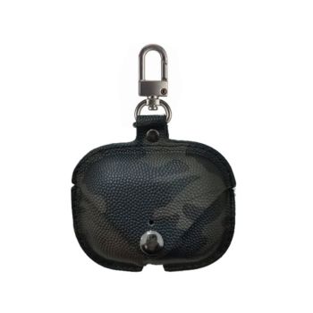 Airpods Pro Camouflage Series Leather Soft Case - Black (854288)
