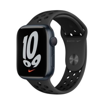Apple Watch Series 7 45mm GPS - Nike Midnight Aluminium Case with Anthracite/Black Nike (MKNC3)