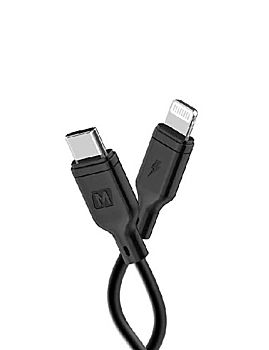 Momax 1.2M Zero Lightning to Type-C Cable MFI Certified - Black (DL36)