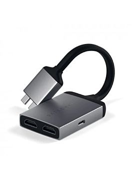 Satechi Type-C Dual HDMI Adapter - Space Gray (ST-TCDHAM)