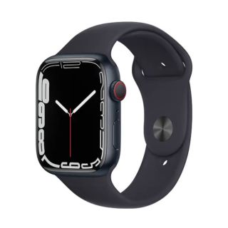 Apple Watch Series 7 41mm GPS + Cellular - Midnight Aluminum Case With Midnight Sport Band (MKHQ3)
